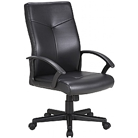 Foster leather desk deals chair