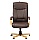 Farnham Executive Brown Leather Manager Chair | Leather Office Chairs £